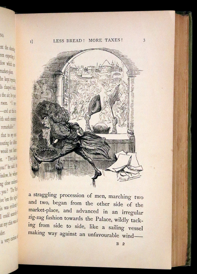 1899 Rare Victorian Bookset - Sylvie and Bruno by Lewis Carroll, author of Alice in Wonderland.