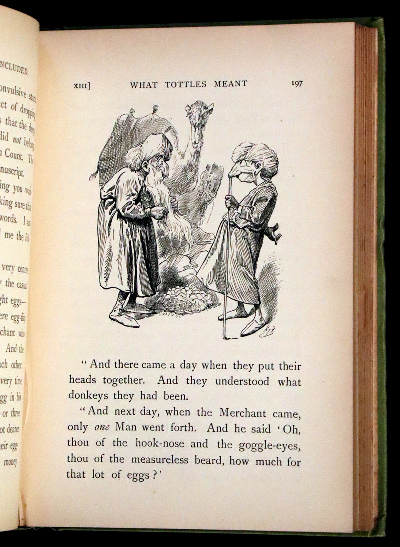 1899 Rare Victorian Bookset - Sylvie and Bruno by Lewis Carroll, author of Alice in Wonderland.
