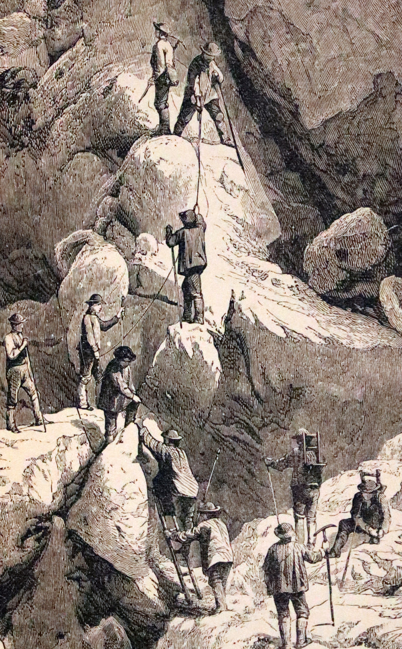 1882 Rare Victorian Book - Alpine Climbing: Narratives of Recent Ascents of Mont Blanc and Other Summits of the Alps.