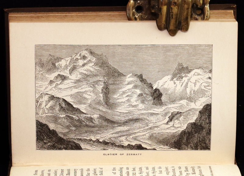 1882 Rare Victorian Book - Alpine Climbing: Narratives of Recent Ascents of Mont Blanc and Other Summits of the Alps.