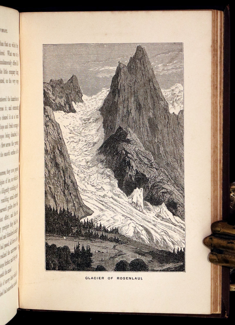 1882 Rare Victorian Book - Alpine Climbing: Narratives of Recent Ascents of Mont Blanc and Other Summits of the Alps.
