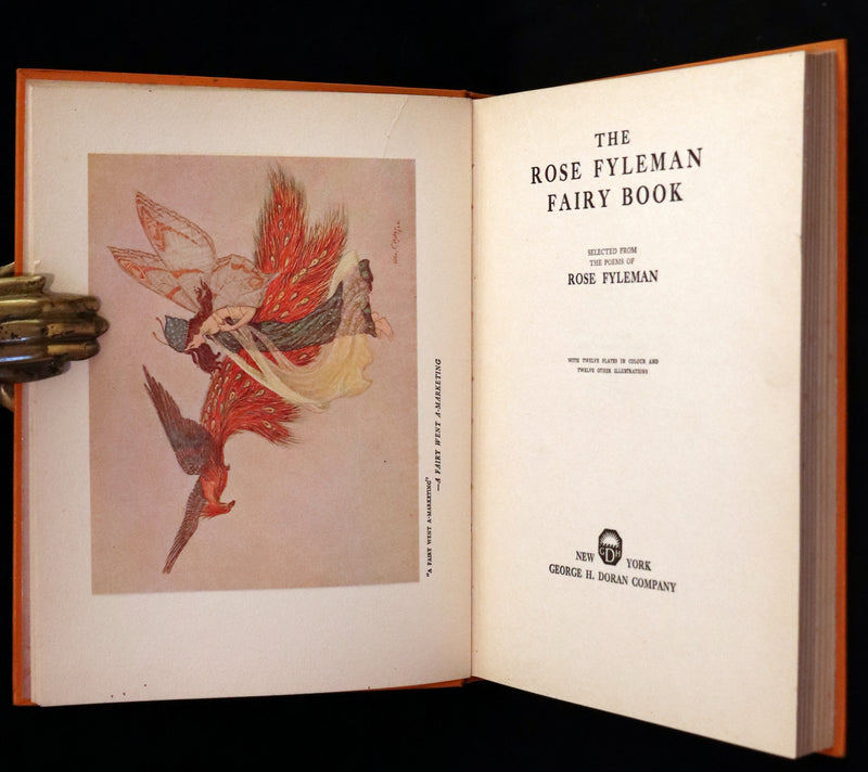1923 Rare First Edition - The Rose Fyleman Fairy Book Illustrated by Hilda T. Miller.