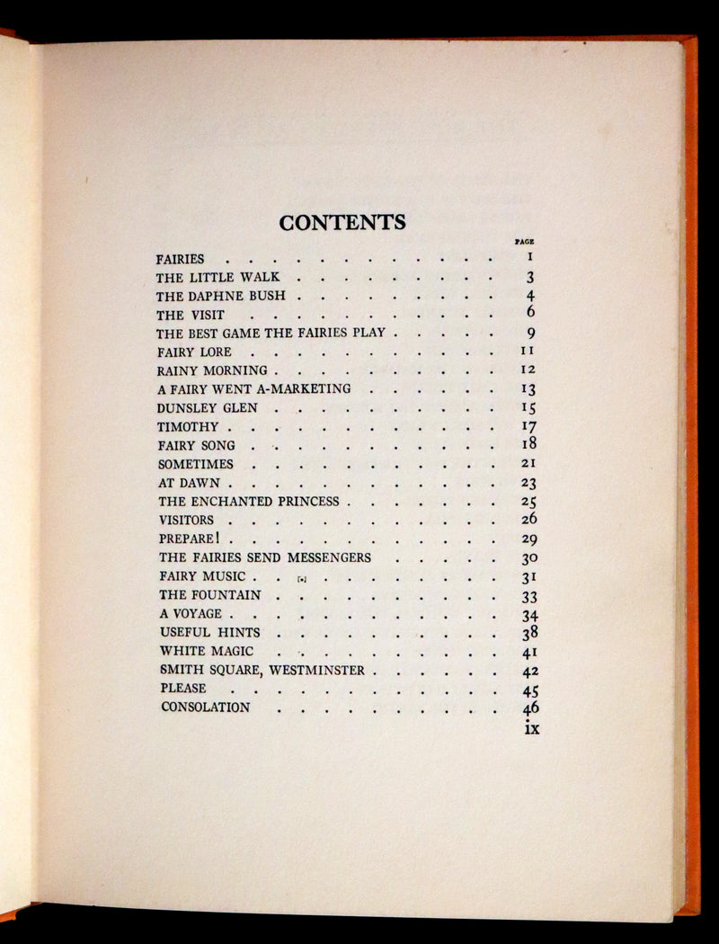 1923 Rare First Edition - The Rose Fyleman Fairy Book Illustrated by Hilda T. Miller.