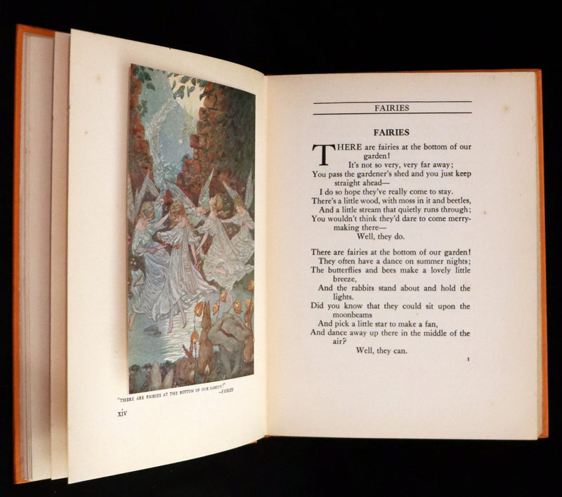1923 Rare First Edition - The Rose Fyleman Fairy Book Illustrated by Hilda T. Miller.