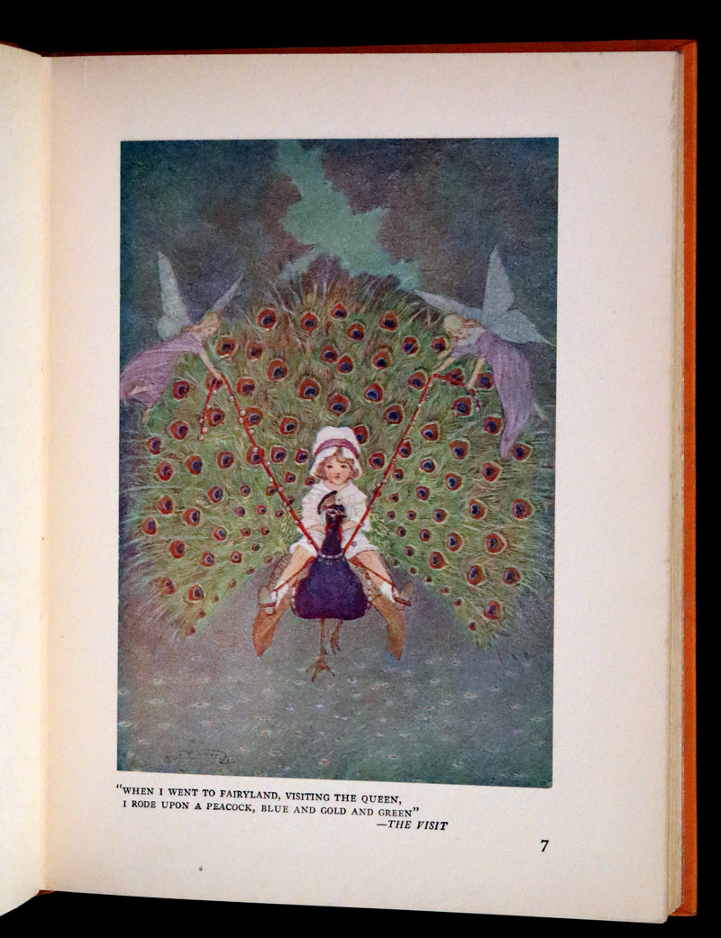 1923 Rare First Edition - The Rose Fyleman Fairy Book Illustrated by Hilda T. Miller.