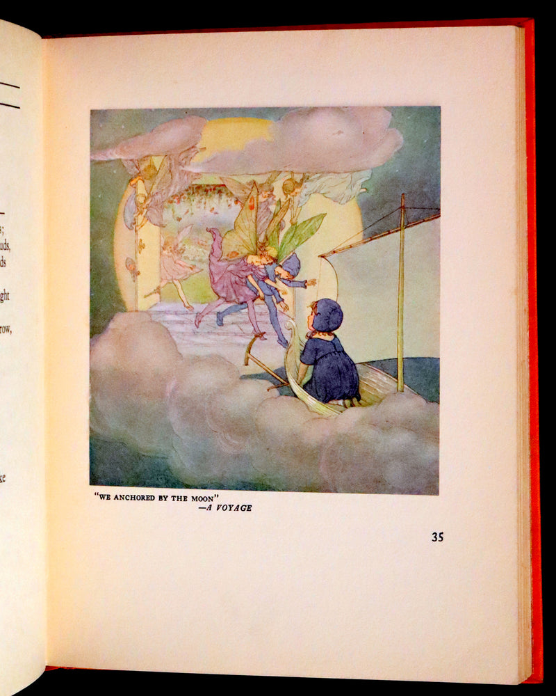 1923 Rare First Edition - The Rose Fyleman Fairy Book Illustrated by Hilda T. Miller.