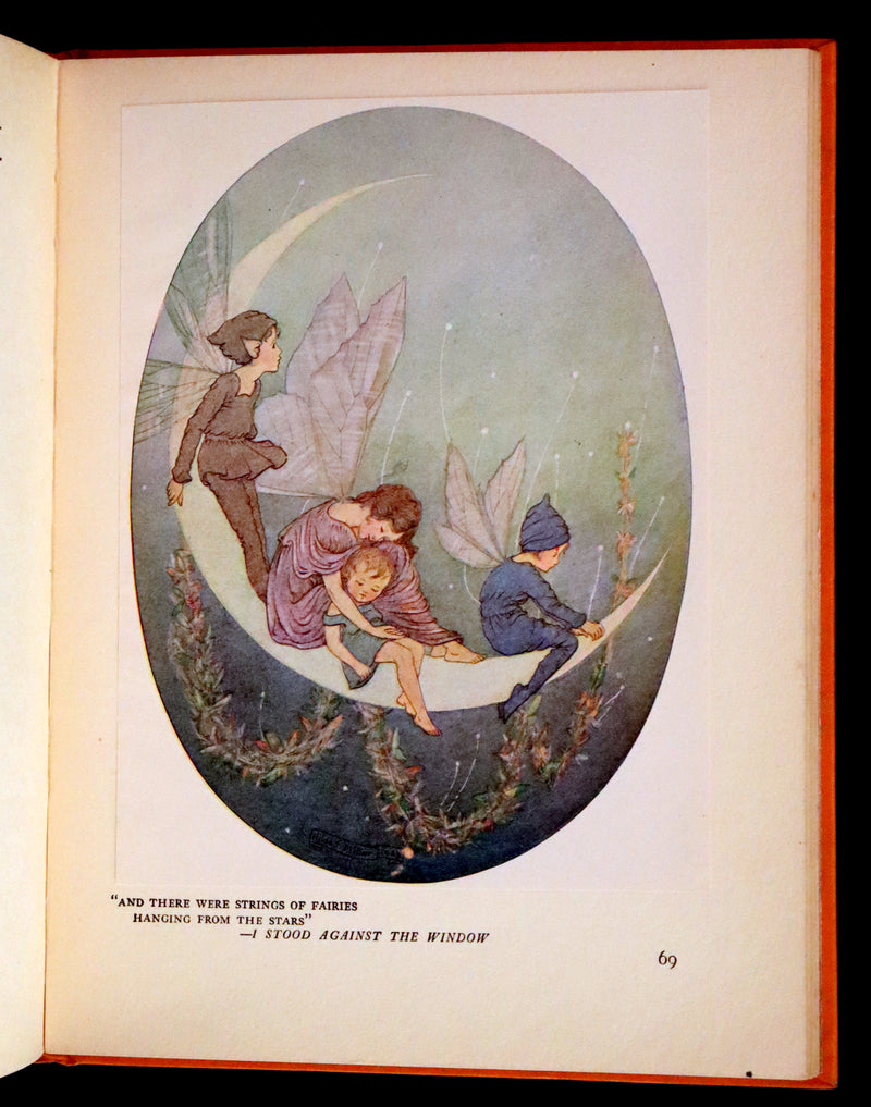 1923 Rare First Edition - The Rose Fyleman Fairy Book Illustrated by Hilda T. Miller.