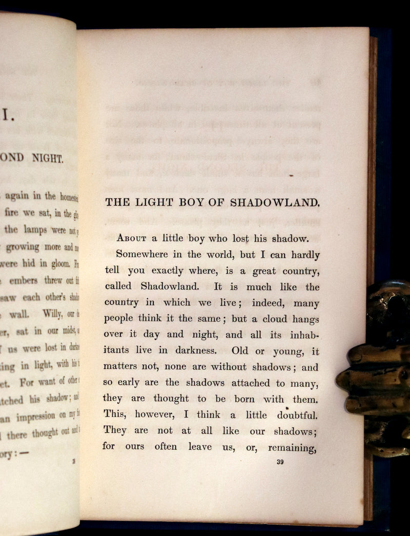 1853 Rare First Edition Book ~ Adventures in FAIRY-LAND by Richard Henry Stoddard.