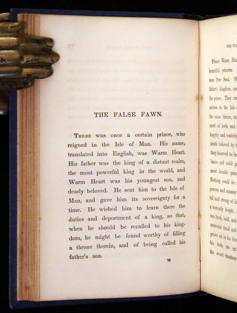 1853 Rare First Edition Book ~ Adventures in FAIRY-LAND by Richard Henry Stoddard.