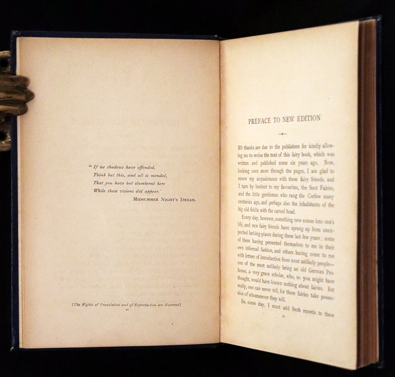 1897 Rare book - A New Book Of The Fairies By Beatrice Harraden illustrated by Edith D. Lupton.