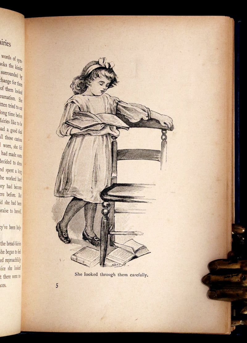 1897 Rare book - A New Book Of The Fairies By Beatrice Harraden illustrated by Edith D. Lupton.