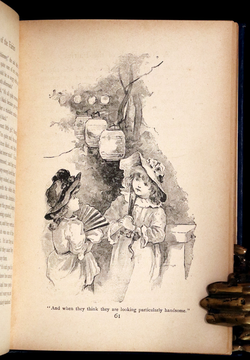 1897 Rare book - A New Book Of The Fairies By Beatrice Harraden illustrated by Edith D. Lupton.