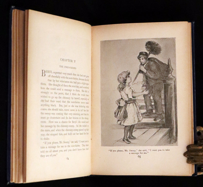 1897 Rare book - A New Book Of The Fairies By Beatrice Harraden illustrated by Edith D. Lupton.