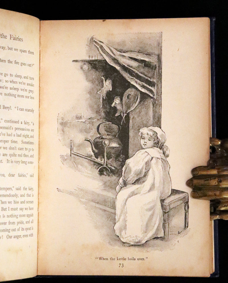 1897 Rare book - A New Book Of The Fairies By Beatrice Harraden illustrated by Edith D. Lupton.