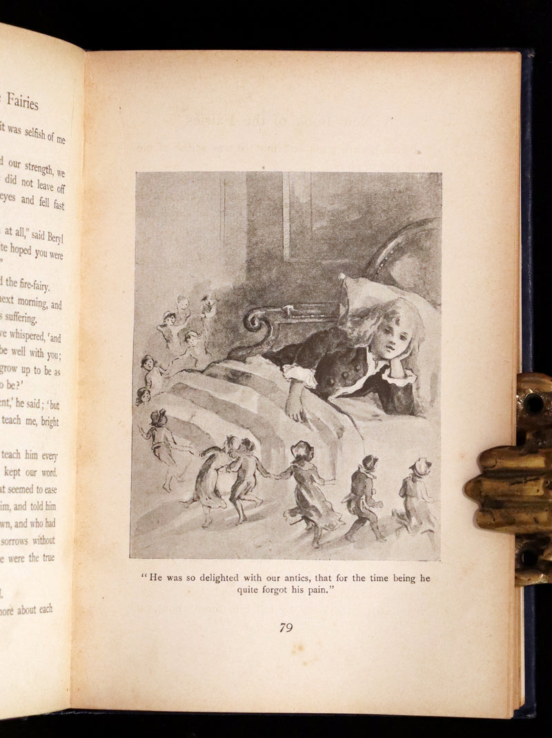 1897 Rare book - A New Book Of The Fairies By Beatrice Harraden illustrated by Edith D. Lupton.