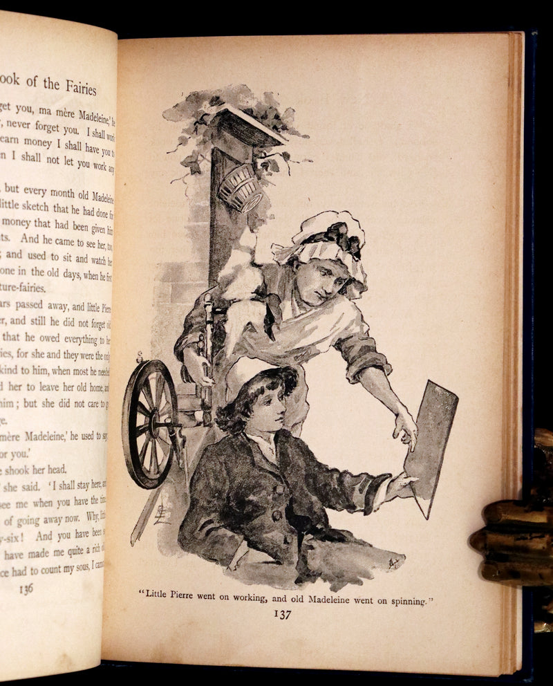 1897 Rare book - A New Book Of The Fairies By Beatrice Harraden illustrated by Edith D. Lupton.