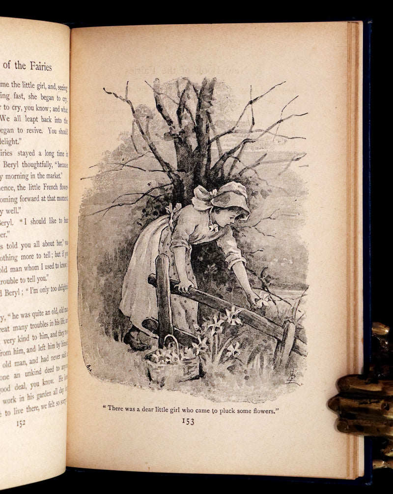 1897 Rare book - A New Book Of The Fairies By Beatrice Harraden illustrated by Edith D. Lupton.