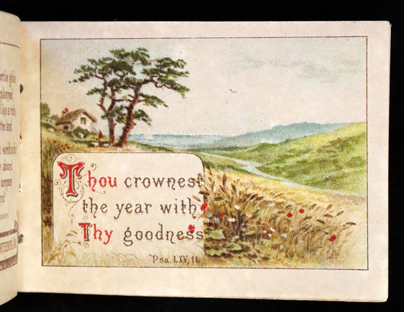 1887 Scarce Victorian Book ~ Crowning Mercies, A Text Book for Every Day in the Month by J. Stanley.