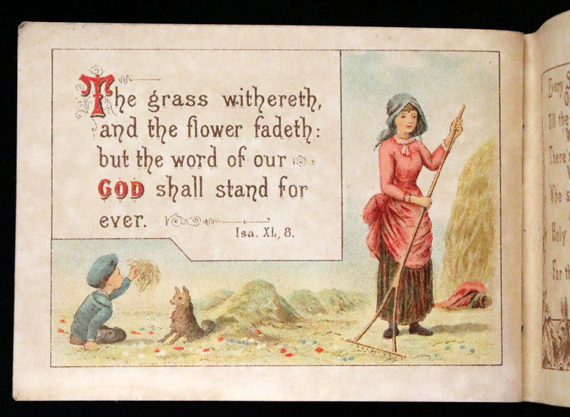 1887 Scarce Victorian Book ~ Crowning Mercies, A Text Book for Every Day in the Month by J. Stanley.