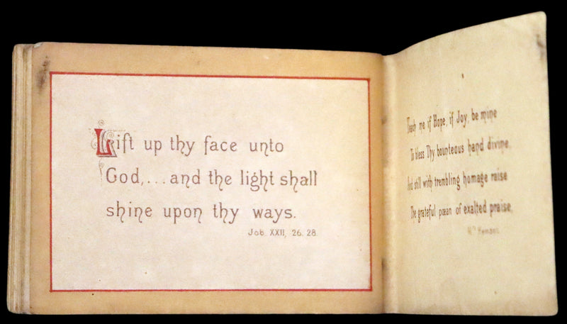 1887 Scarce Victorian Book ~ Crowning Mercies, A Text Book for Every Day in the Month by J. Stanley.
