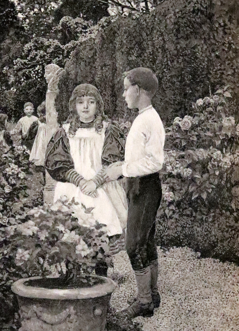 1895 Rare First Edition - The Garden Behind the Moon, A Real Story of the Moon Angel by Howard Pyle.