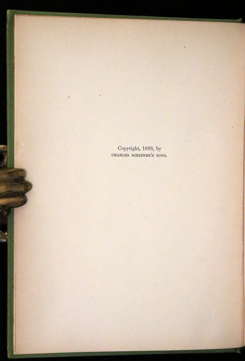 1895 Rare First Edition - The Garden Behind the Moon, A Real Story of the Moon Angel by Howard Pyle.
