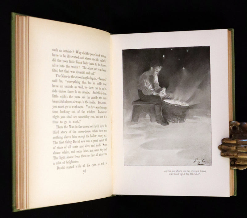 1895 Rare First Edition - The Garden Behind the Moon, A Real Story of the Moon Angel by Howard Pyle.