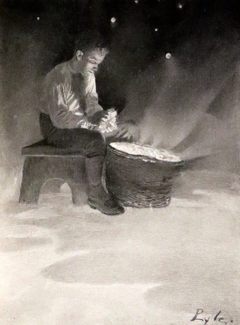 1895 Rare First Edition - The Garden Behind the Moon, A Real Story of the Moon Angel by Howard Pyle.
