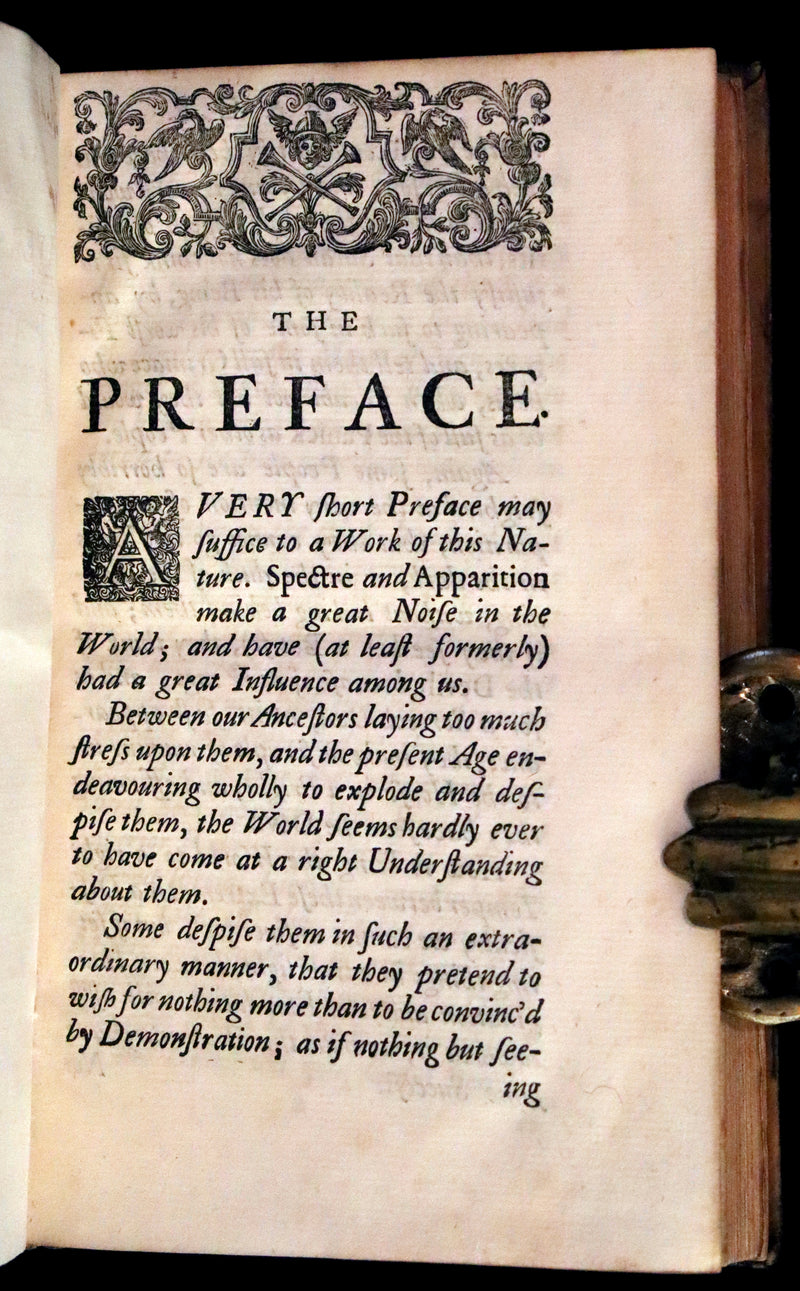 1740 Scarce Book on Ghosts - The Secrets of the Invisible World Disclos'd by Daniel Defoe.