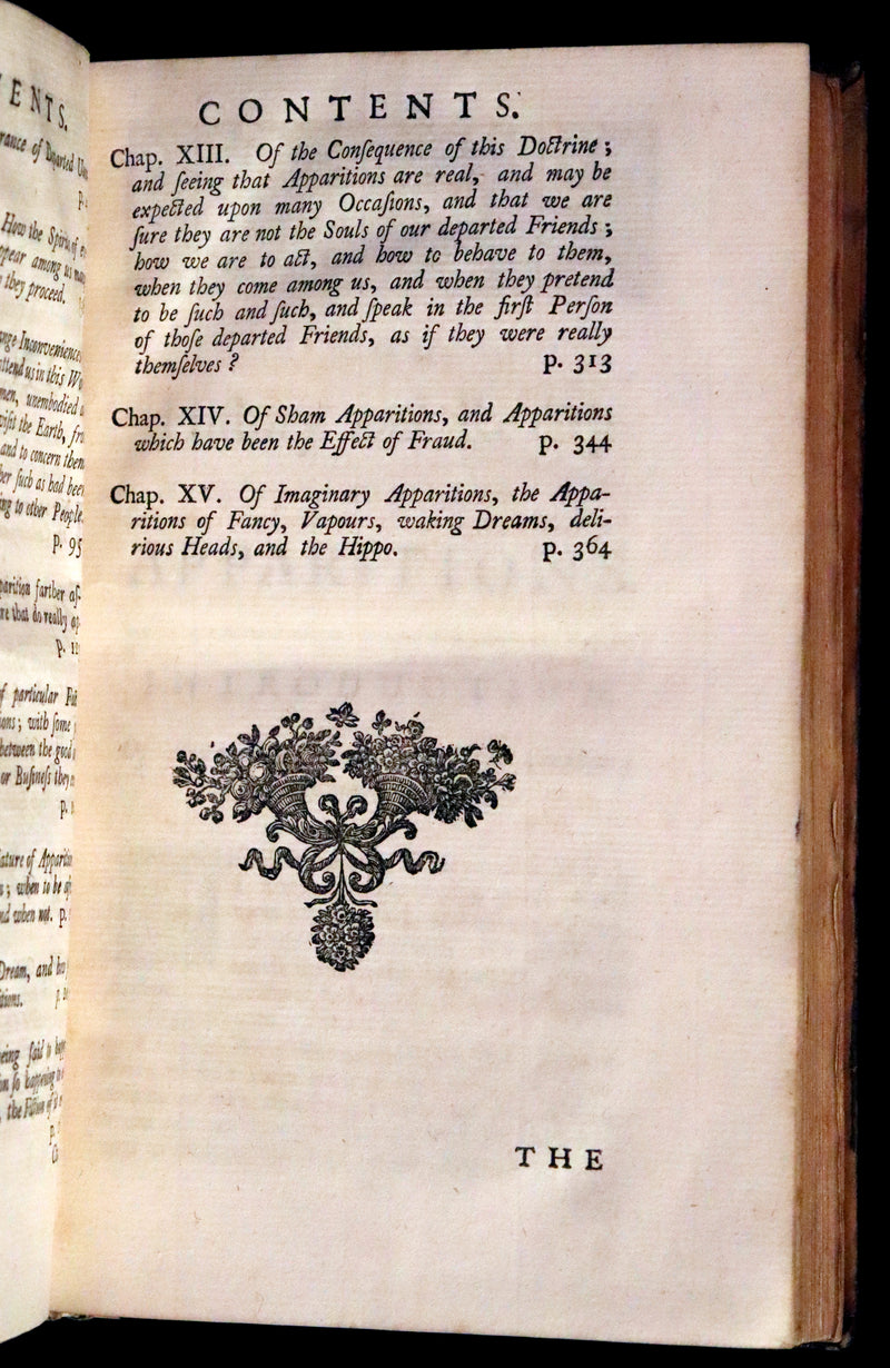 1740 Scarce Book on Ghosts - The Secrets of the Invisible World Disclos'd by Daniel Defoe.