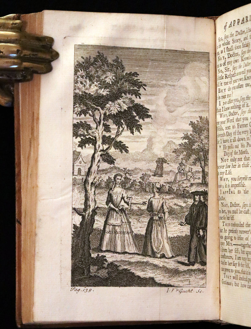 1740 Scarce Book on Ghosts - The Secrets of the Invisible World Disclos'd by Daniel Defoe.