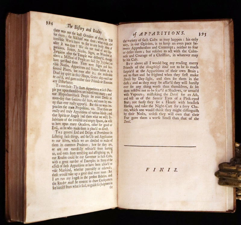 1740 Scarce Book on Ghosts - The Secrets of the Invisible World Disclos'd by Daniel Defoe.