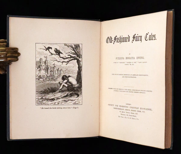 1890 Scarce Edition - Old Fashioned Fairy Tales by Juliana Horatia Ewing. Illustrated.