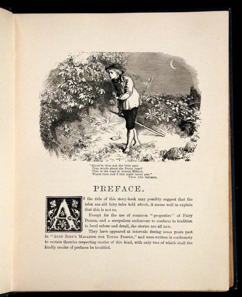 1890 Scarce Edition - Old Fashioned Fairy Tales by Juliana Horatia Ewing. Illustrated.