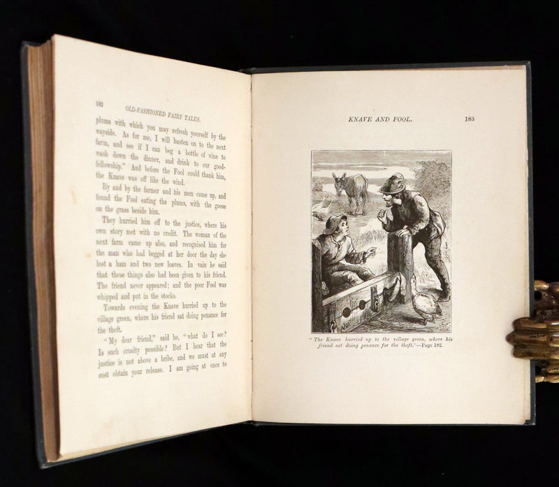 1890 Scarce Edition - Old Fashioned Fairy Tales by Juliana Horatia Ewing. Illustrated.