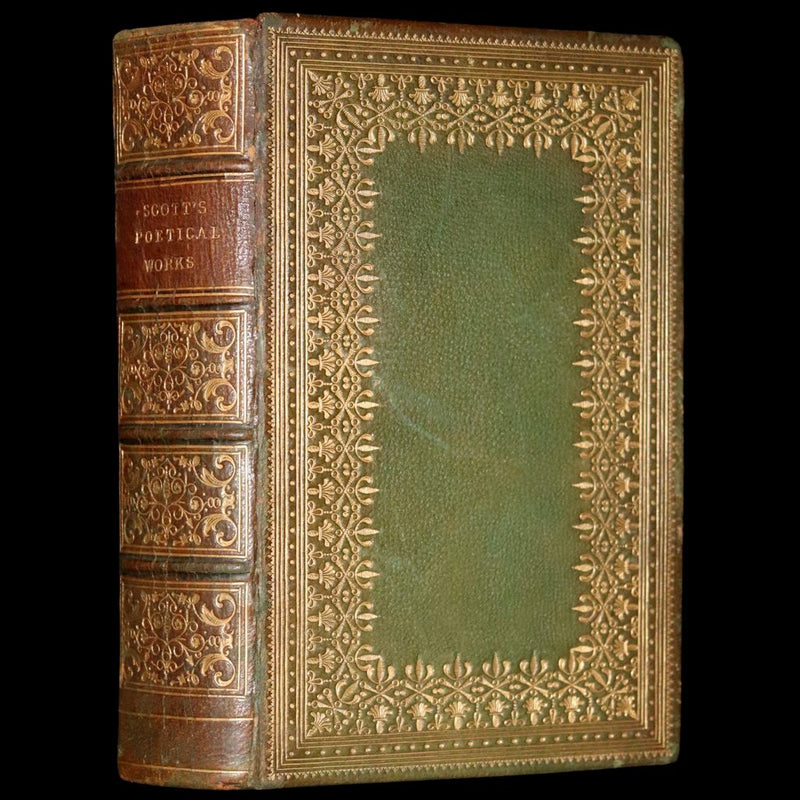 1857 Rare Book ~ The Poetical Works of Sir Walter Scott Illustrated by E. H. Corbould