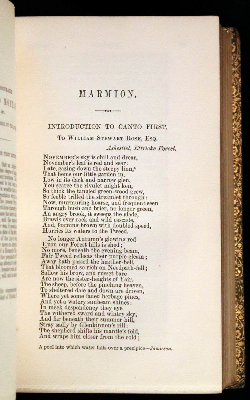 1857 Rare Book ~ The Poetical Works of Sir Walter Scott Illustrated by E. H. Corbould