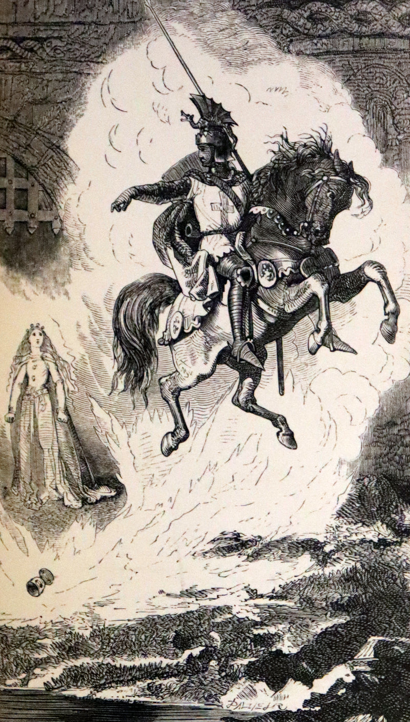 1857 Rare Book ~ The Poetical Works of Sir Walter Scott Illustrated by E. H. Corbould