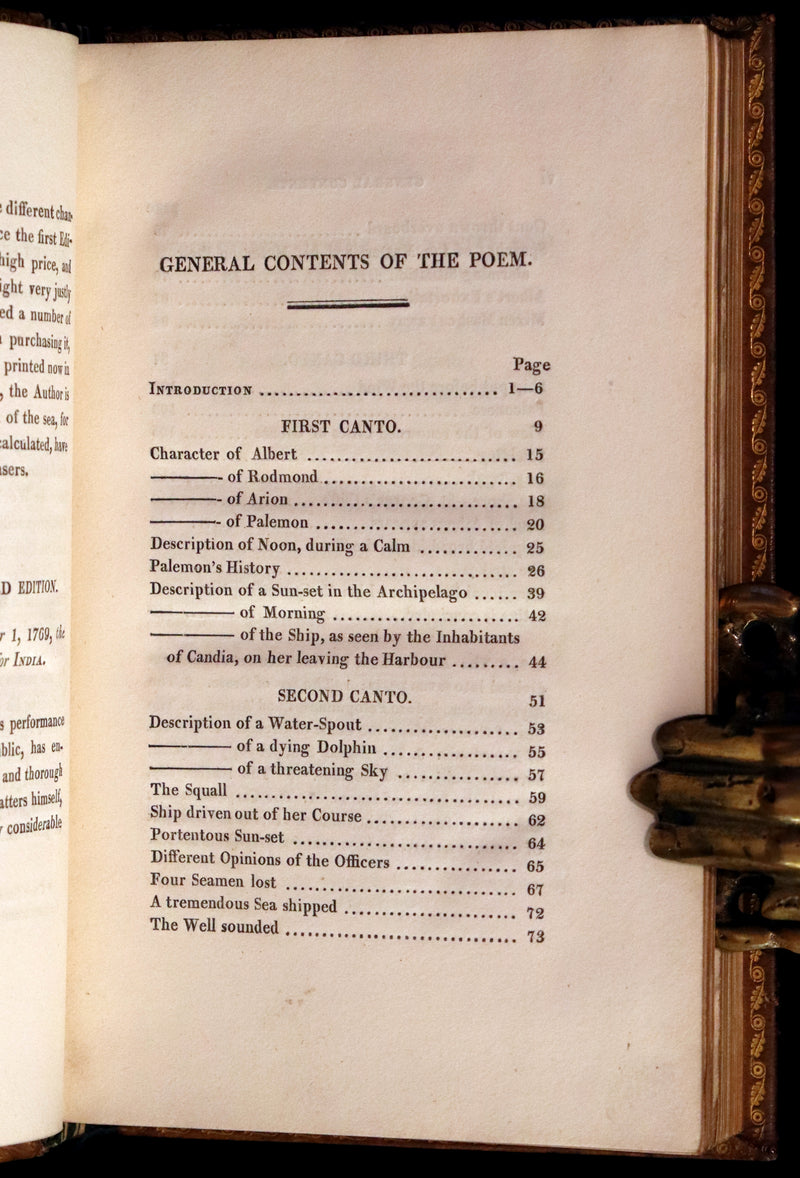 1811 Rare Book - The Shipwreck by William Falconer, illustrated by Nicholas Pocock.