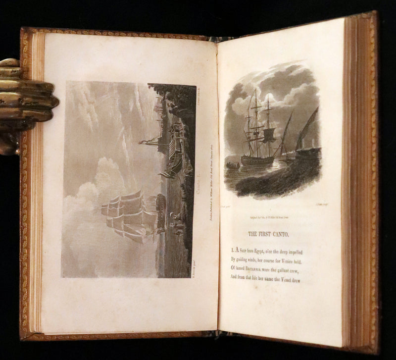 1811 Rare Book - The Shipwreck by William Falconer, illustrated by Nicholas Pocock.
