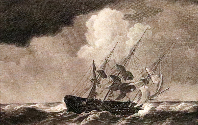 1811 Rare Book - The Shipwreck by William Falconer, illustrated by Nicholas Pocock.