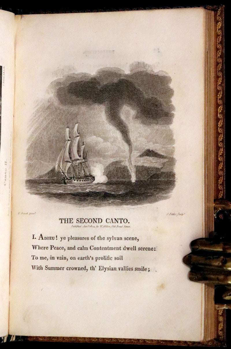 1811 Rare Book - The Shipwreck by William Falconer, illustrated by Nicholas Pocock.