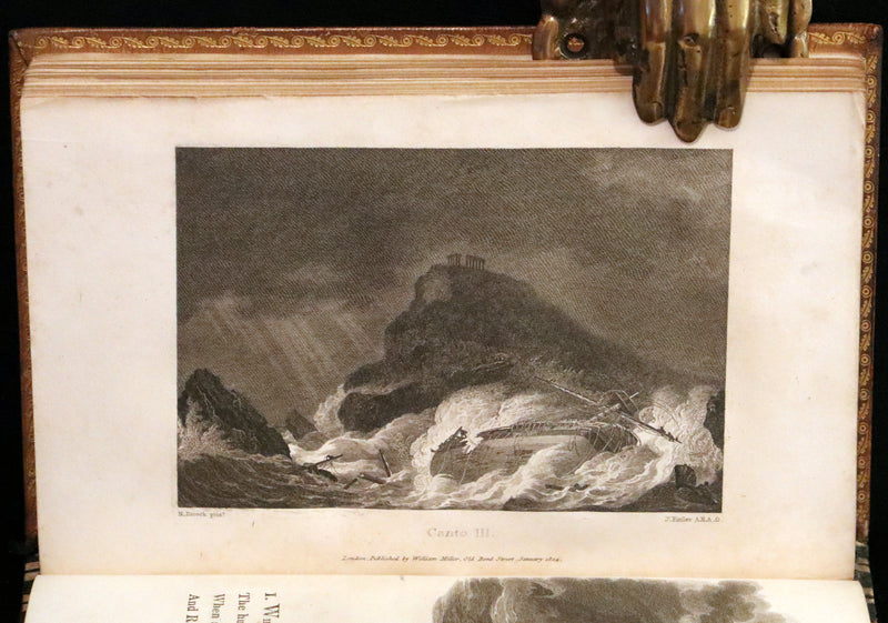 1811 Rare Book - The Shipwreck by William Falconer, illustrated by Nicholas Pocock.