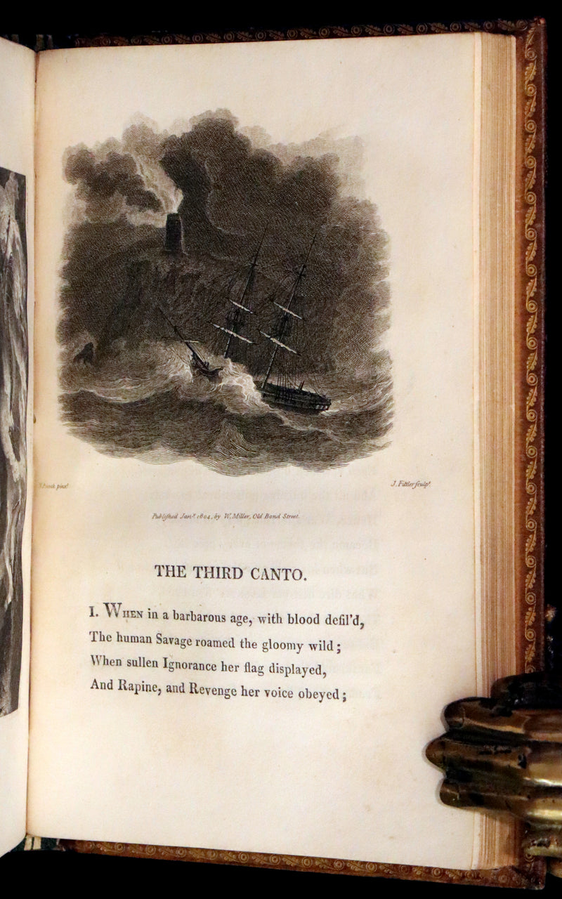 1811 Rare Book - The Shipwreck by William Falconer, illustrated by Nicholas Pocock.