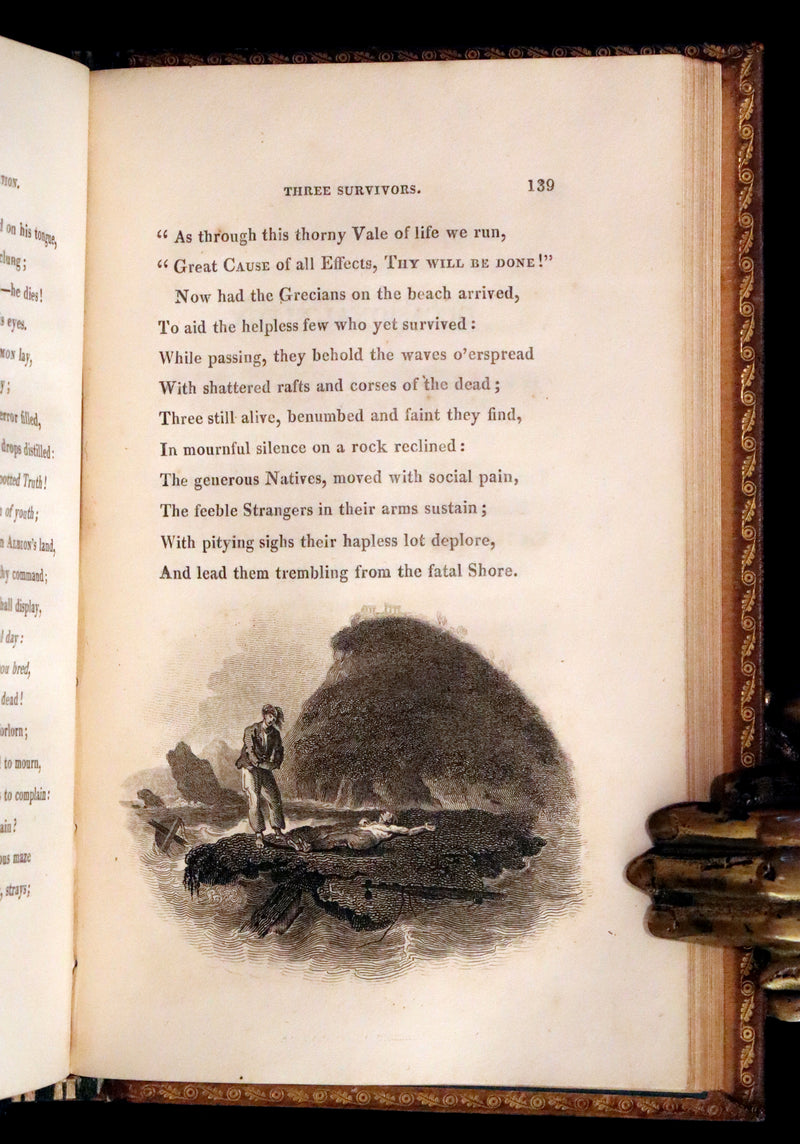 1811 Rare Book - The Shipwreck by William Falconer, illustrated by Nicholas Pocock.