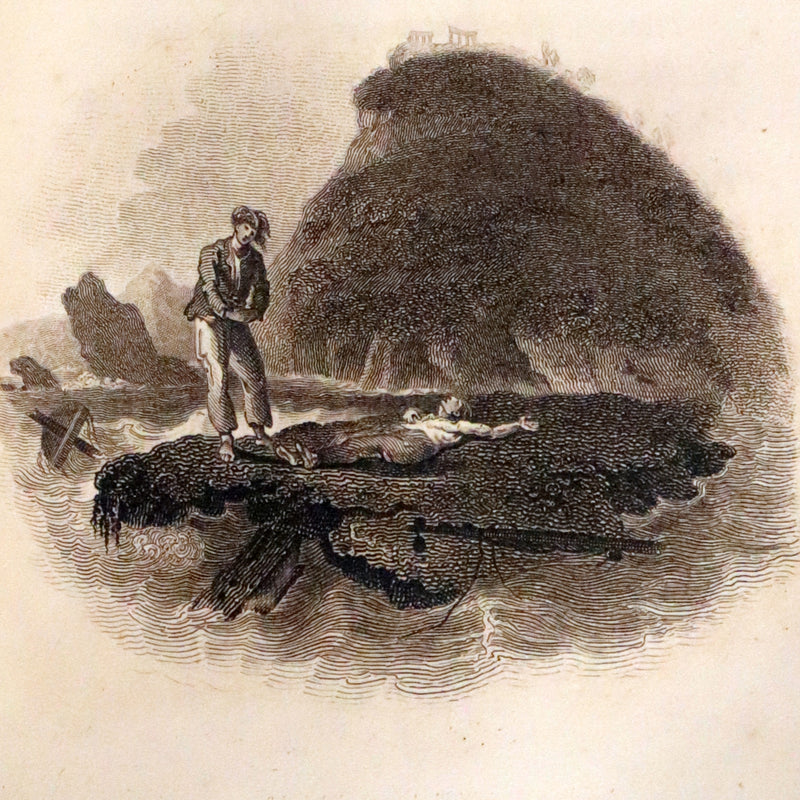 1811 Rare Book - The Shipwreck by William Falconer, illustrated by Nicholas Pocock.