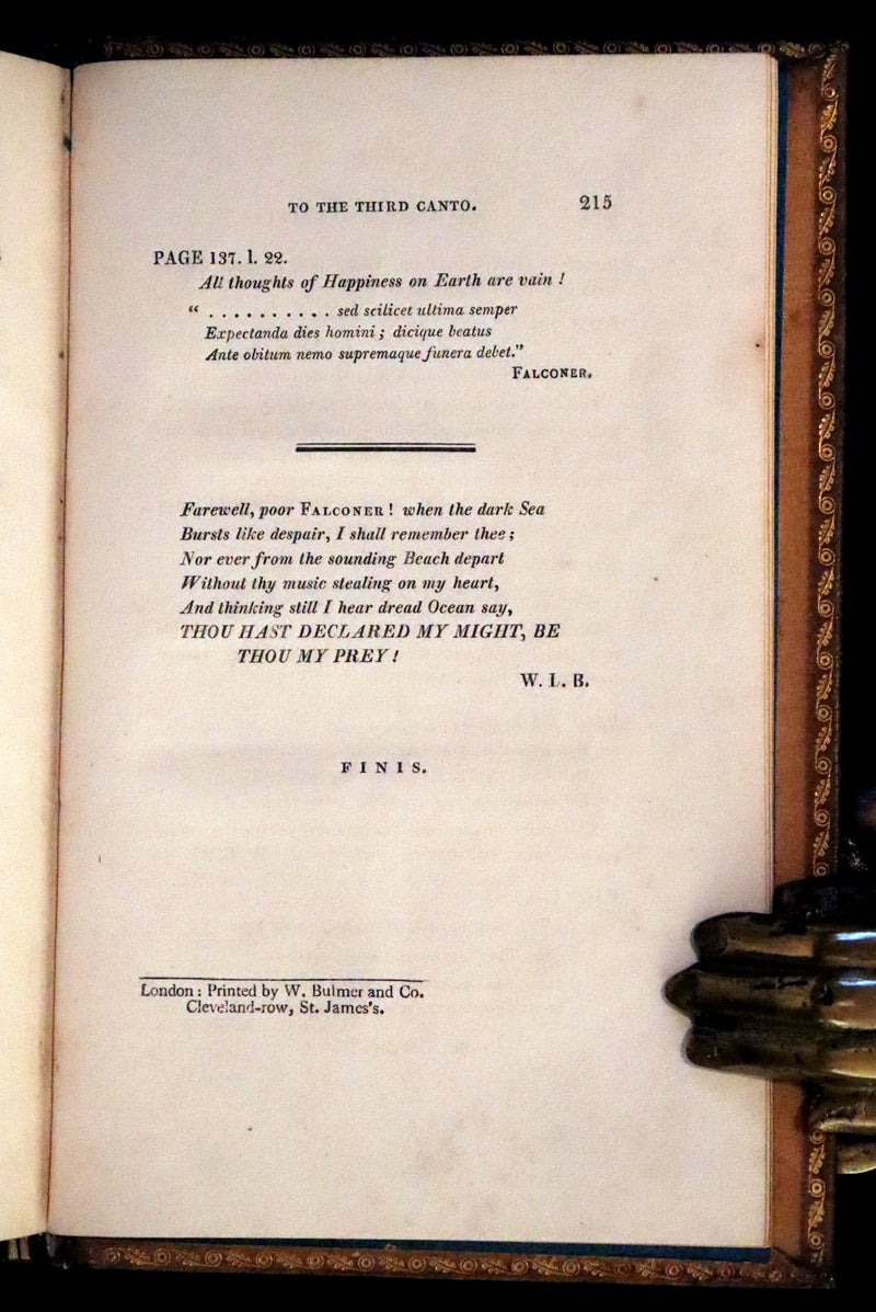 1811 Rare Book - The Shipwreck by William Falconer, illustrated by Nicholas Pocock.