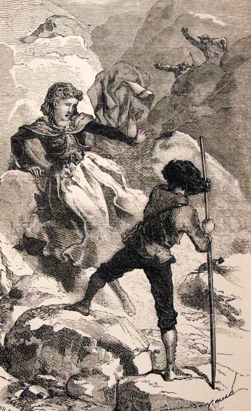 1878 Scarce First Edition - The Young Mountaineer or Frank Miller's Lot in Life. The Story of a Swiss Boy by Daryl Holme.