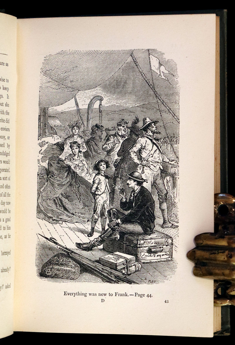 1878 Scarce First Edition - The Young Mountaineer or Frank Miller's Lot in Life. The Story of a Swiss Boy by Daryl Holme.