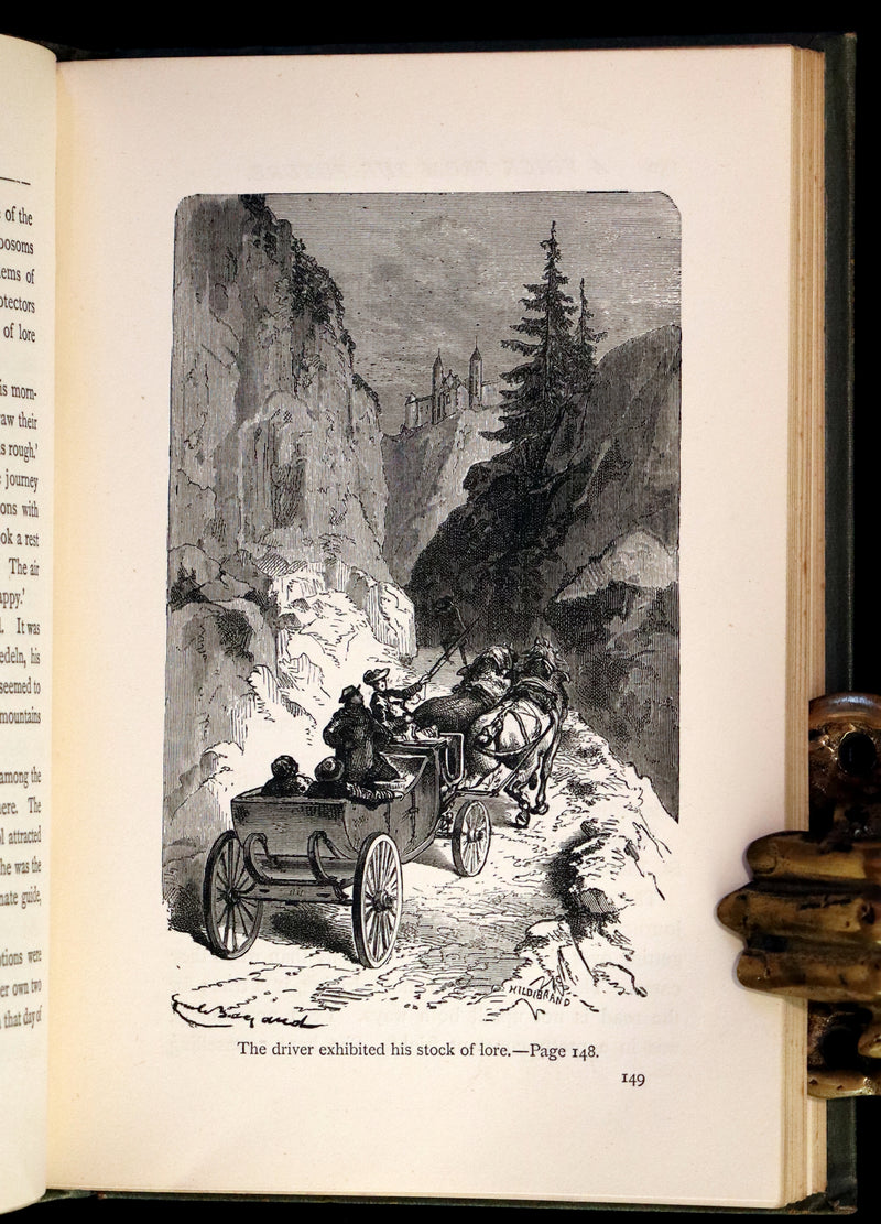 1878 Scarce First Edition - The Young Mountaineer or Frank Miller's Lot in Life. The Story of a Swiss Boy by Daryl Holme.